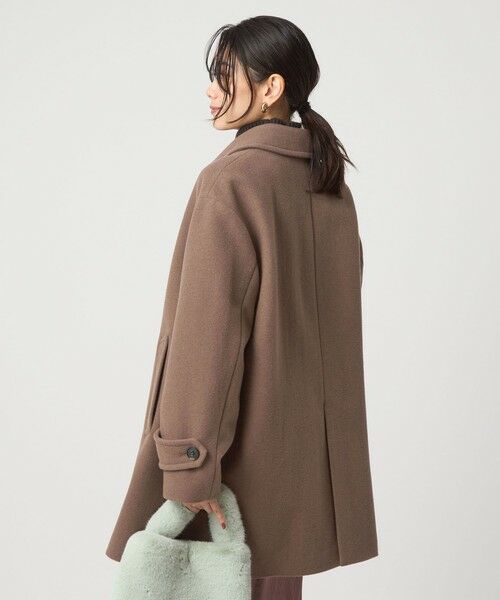 green label relaxing / グリーンレーベル リラクシング ステンカラーコート | ［size SHORT/TALLあり］SENTDALE WOOL ミドル コート | 詳細24