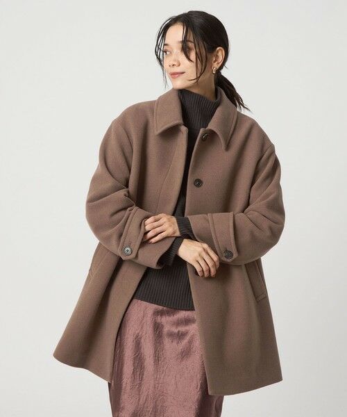 green label relaxing / グリーンレーベル リラクシング ステンカラーコート | ［size SHORT/TALLあり］SENTDALE WOOL ミドル コート | 詳細25
