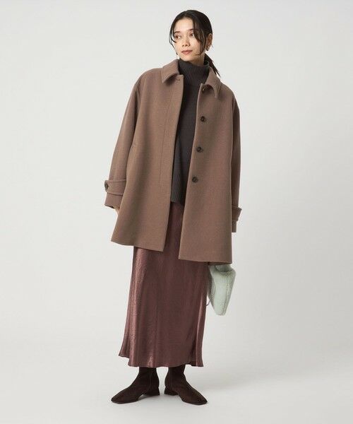 green label relaxing / グリーンレーベル リラクシング ステンカラーコート | ［size SHORT/TALLあり］SENTDALE WOOL ミドル コート | 詳細28