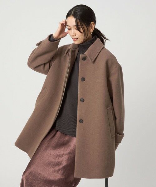 専用　green label relaxing 黒ウールコート green label relaxing（グリーンレーベルリラクシング）の