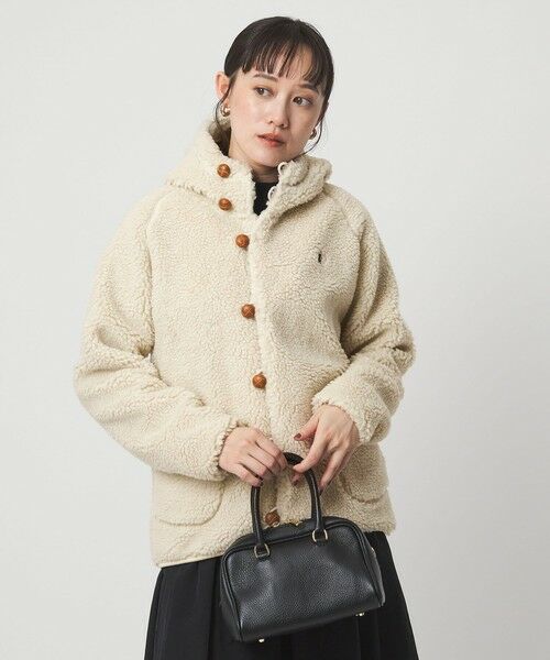 green label relaxing/グリーンレーベル リラクシング <Gymphlex>ボア ジャケット OFF WHITE M green label relaxing/グリーンレーベル リラクシング <Gymphlex>ボア ジャケット OFF WHITE M