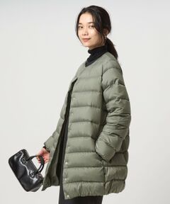 green label relaxing ロングダウンコート 黒 M フード green label relaxing（グリーンレーベルリラクシング