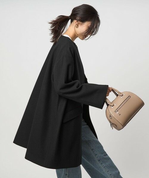 green label relaxing / グリーンレーベル リラクシング その他アウター | 【別注】＜Traditional Weatherwear＞LINTON ノーカラー コート | 詳細1