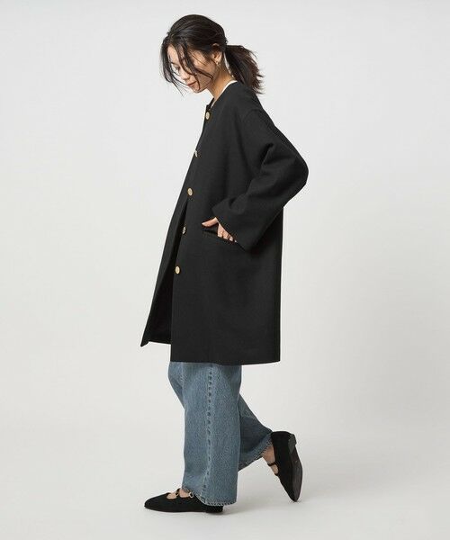 green label relaxing / グリーンレーベル リラクシング その他アウター | 【別注】＜Traditional Weatherwear＞LINTON ノーカラー コート | 詳細4