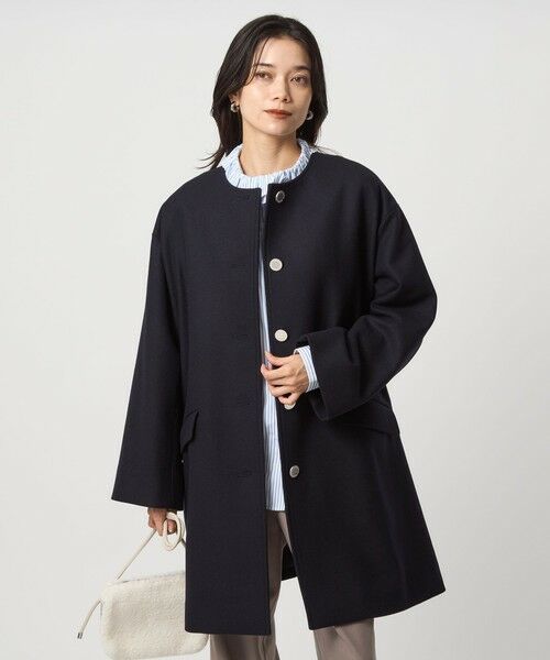 green label relaxing / グリーンレーベル リラクシング その他アウター | 【別注】＜Traditional Weatherwear＞LINTON ノーカラー コート | 詳細10