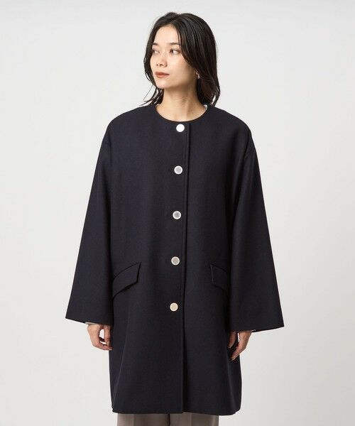 green label relaxing / グリーンレーベル リラクシング その他アウター | 【別注】＜Traditional Weatherwear＞LINTON ノーカラー コート | 詳細15