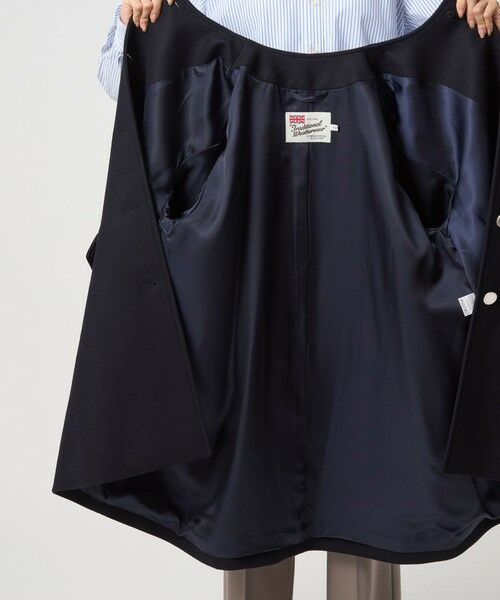green label relaxing / グリーンレーベル リラクシング その他アウター | 【別注】＜Traditional Weatherwear＞LINTON ノーカラー コート | 詳細23