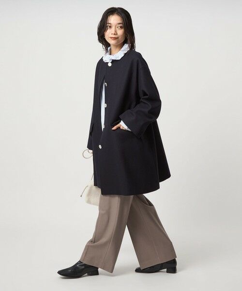 green label relaxing / グリーンレーベル リラクシング その他アウター | 【別注】＜Traditional Weatherwear＞LINTON ノーカラー コート | 詳細12