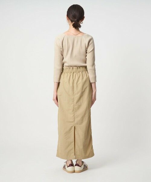 green label relaxing / グリーンレーベル リラクシング ロング・マキシ丈ワンピース | デコルテ カット ドッキング ワンピース | 詳細15