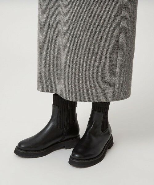 green label relaxing / グリーンレーベル リラクシング ロング・マキシ丈ワンピース | ［size SHORTあり］カルゼ キーネック ジャンパースカート | 詳細13