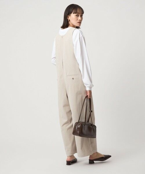 green label relaxing / グリーンレーベル リラクシング サロペット・オールインワン | オルマイ コール ジャージー オールインワン マシンウォッシャブル ストレッチ | 詳細10