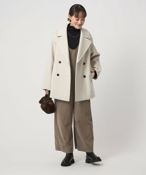 green label relaxing / グリーンレーベル リラクシング サロペット・オールインワン | オルマイ コール ジャージー オールインワン マシンウォッシャブル ストレッチ | 詳細14