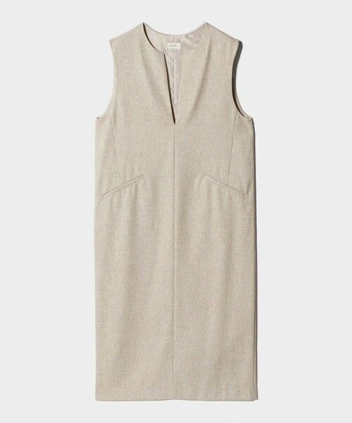 green label relaxing / グリーンレーベル リラクシング ロング・マキシ丈ワンピース | ［size SHORTあり］キーネック ジャンパースカート | 詳細13