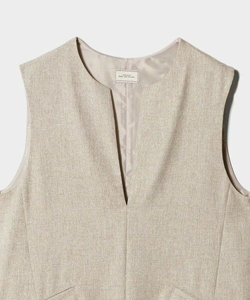 green label relaxing / グリーンレーベル リラクシング ロング・マキシ丈ワンピース | ［size SHORTあり］キーネック ジャンパースカート | 詳細15