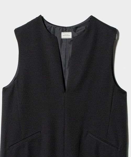 green label relaxing / グリーンレーベル リラクシング ロング・マキシ丈ワンピース | ［size SHORTあり］キーネック ジャンパースカート | 詳細23