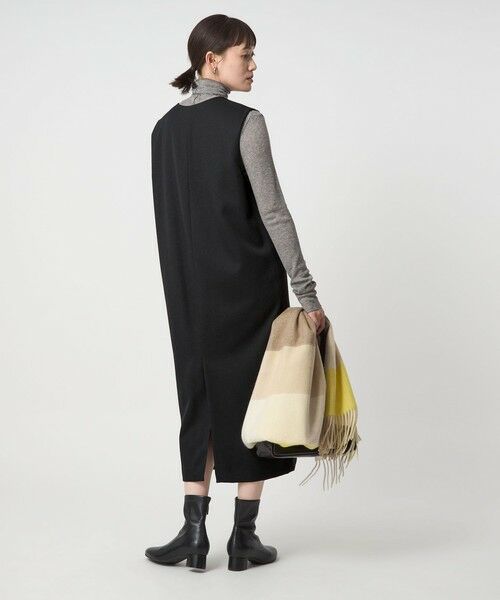 green label relaxing / グリーンレーベル リラクシング ロング・マキシ丈ワンピース | ［size SHORTあり］キーネック ジャンパースカート | 詳細17