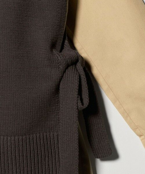 green label relaxing / グリーンレーベル リラクシング ロング・マキシ丈ワンピース | ニット ベスト × シャツ ワンピース セット | 詳細21