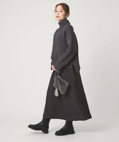 green label relaxing / グリーンレーベル リラクシング ロング・マキシ丈ワンピース | タートルネック ニット × キャミソールワンピース セット