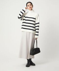 green label relaxing / グリーンレーベル リラクシング ロング・マキシ丈ワンピース | タートルネック ニット × キャミソールワンピース セット