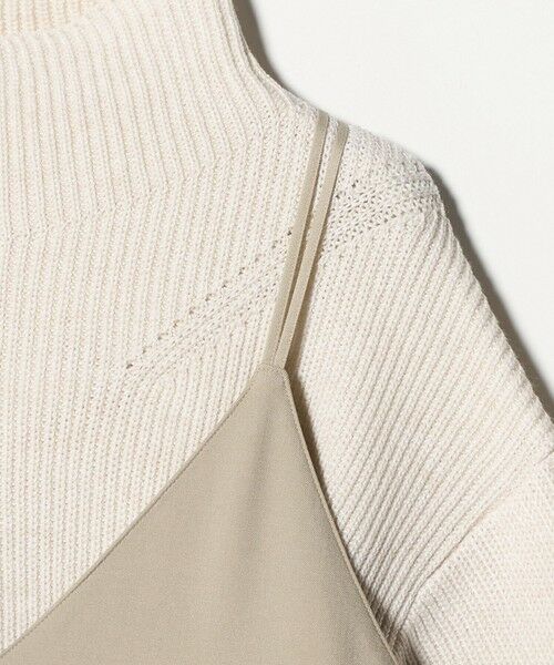 green label relaxing / グリーンレーベル リラクシング ロング・マキシ丈ワンピース | タートルネック ニット × キャミソールワンピース セット | 詳細14