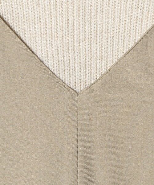 green label relaxing / グリーンレーベル リラクシング ロング・マキシ丈ワンピース | タートルネック ニット × キャミソールワンピース セット | 詳細20