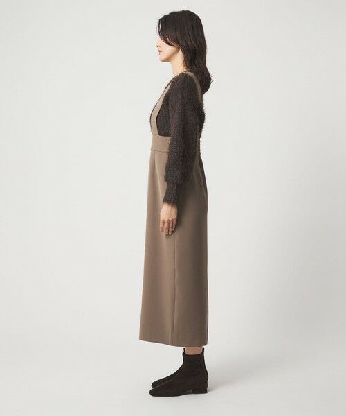 green label relaxing / グリーンレーベル リラクシング ロング・マキシ丈ワンピース | フェザー ニット プルオーバー × ジャンスパースカート セット | 詳細14