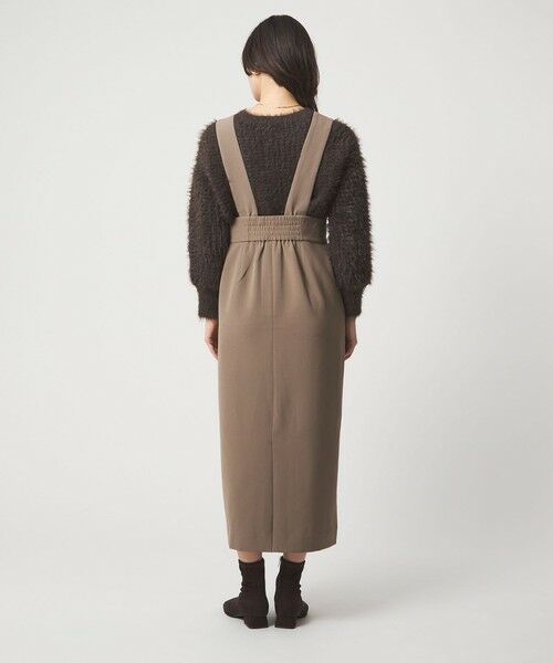 green label relaxing / グリーンレーベル リラクシング ロング・マキシ丈ワンピース | フェザー ニット プルオーバー × ジャンスパースカート セット | 詳細15