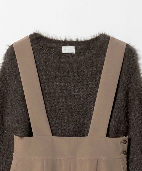 green label relaxing / グリーンレーベル リラクシング ロング・マキシ丈ワンピース | フェザー ニット プルオーバー × ジャンスパースカート セット | 詳細18