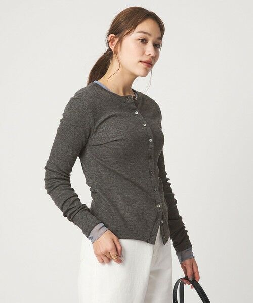 green label relaxing / グリーンレーベル リラクシング カーディガン・ボレロ | メランジ 2WAY カーディガン | 詳細1