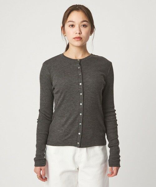 green label relaxing / グリーンレーベル リラクシング カーディガン・ボレロ | メランジ 2WAY カーディガン | 詳細4