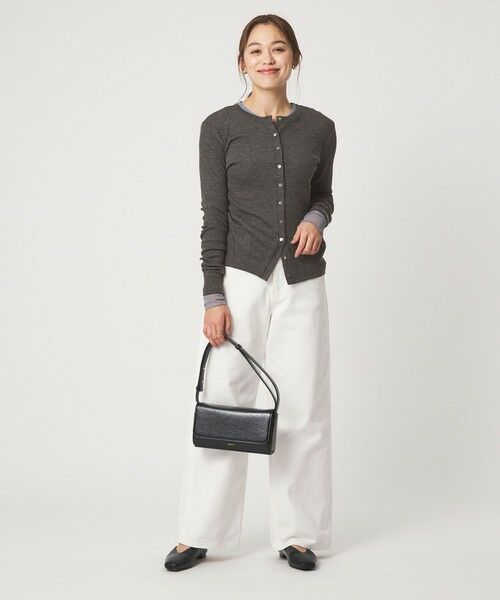 green label relaxing / グリーンレーベル リラクシング カーディガン・ボレロ | メランジ 2WAY カーディガン | 詳細2