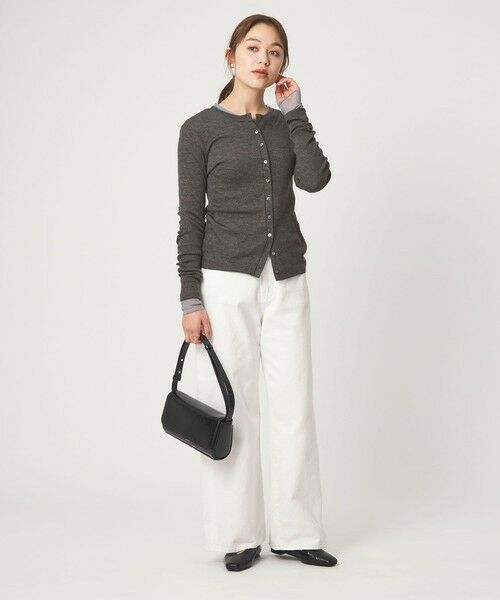 green label relaxing / グリーンレーベル リラクシング カーディガン・ボレロ | メランジ 2WAY カーディガン | 詳細3
