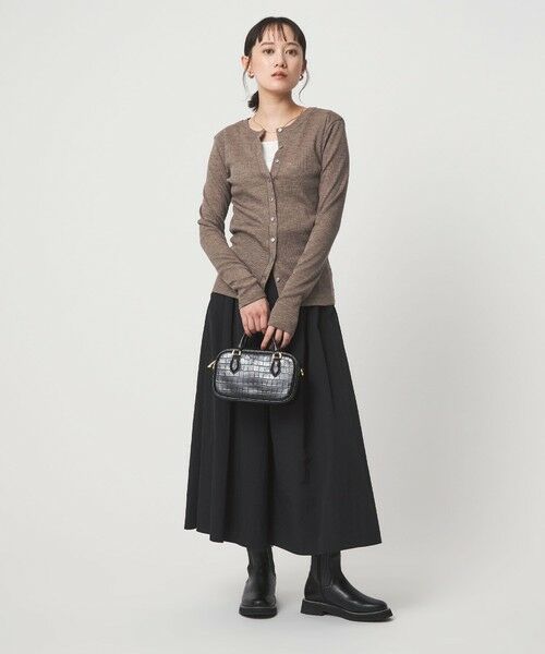 green label relaxing / グリーンレーベル リラクシング カーディガン・ボレロ | メランジ 2WAY カーディガン | 詳細12