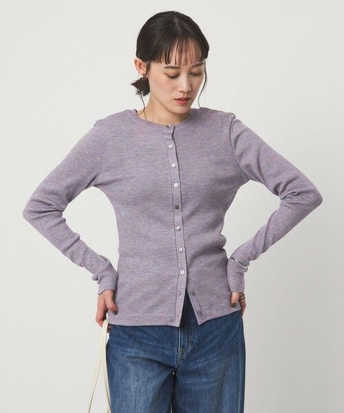 green label relaxing / グリーンレーベル リラクシング カーディガン・ボレロ | メランジ 2WAY カーディガン | 詳細18