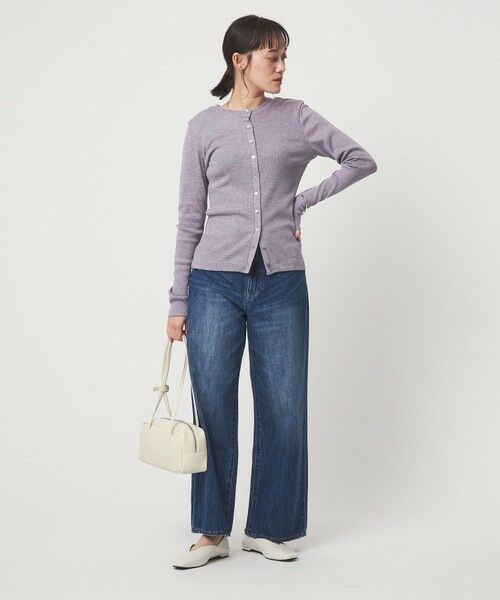 green label relaxing / グリーンレーベル リラクシング カーディガン・ボレロ | メランジ 2WAY カーディガン | 詳細20