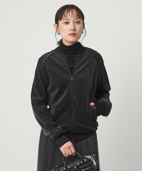 green label relaxing / グリーンレーベル リラクシング カーディガン・ボレロ | ＜adidas Originals＞ベロア トラックトップ | 詳細1