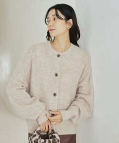 green label relaxing / グリーンレーベル リラクシング カーディガン・ボレロ | アルパカブレンド クルーネック カーディガン