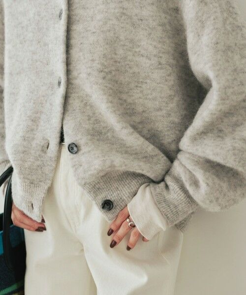 green label relaxing / グリーンレーベル リラクシング カーディガン・ボレロ | アルパカブレンド クルーネック カーディガン | 詳細5