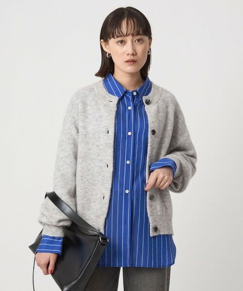 green label relaxing / グリーンレーベル リラクシング カーディガン・ボレロ | アルパカブレンド クルーネック カーディガン | 詳細6