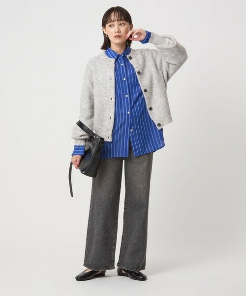 green label relaxing / グリーンレーベル リラクシング カーディガン・ボレロ | アルパカブレンド クルーネック カーディガン | 詳細9