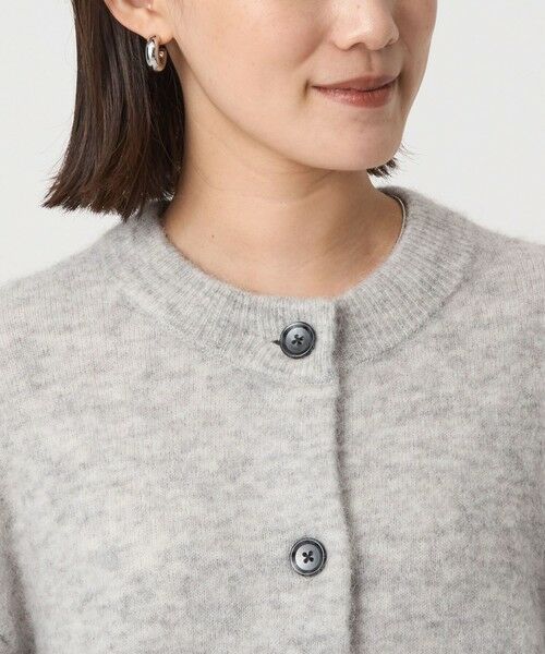 green label relaxing / グリーンレーベル リラクシング カーディガン・ボレロ | アルパカブレンド クルーネック カーディガン | 詳細13