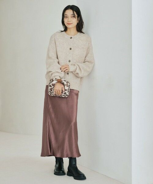 green label relaxing / グリーンレーベル リラクシング カーディガン・ボレロ | アルパカブレンド クルーネック カーディガン | 詳細17