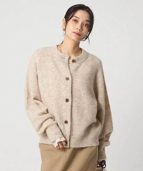 green label relaxing / グリーンレーベル リラクシング カーディガン・ボレロ | アルパカブレンド クルーネック カーディガン | 詳細19