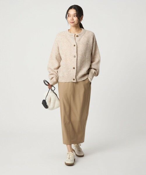green label relaxing / グリーンレーベル リラクシング カーディガン・ボレロ | アルパカブレンド クルーネック カーディガン | 詳細21