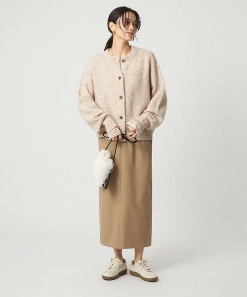 green label relaxing / グリーンレーベル リラクシング カーディガン・ボレロ | アルパカブレンド クルーネック カーディガン | 詳細22