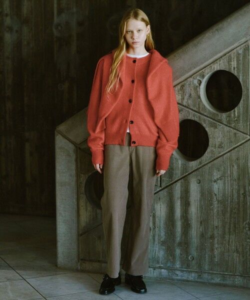 green label relaxing / グリーンレーベル リラクシング カーディガン・ボレロ | アルパカブレンド クルーネック カーディガン | 詳細23