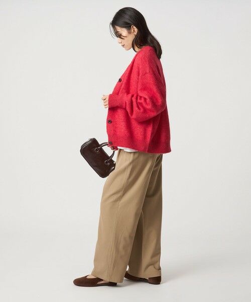 green label relaxing / グリーンレーベル リラクシング カーディガン・ボレロ | アルパカブレンド クルーネック カーディガン | 詳細26