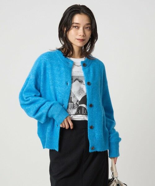 green label relaxing / グリーンレーベル リラクシング カーディガン・ボレロ | アルパカブレンド クルーネック カーディガン | 詳細28