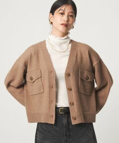 green label relaxing / グリーンレーベル リラクシング カーディガン・ボレロ | 【WEB限定】＜at ease＞ダブルポケット ニット カーディガン