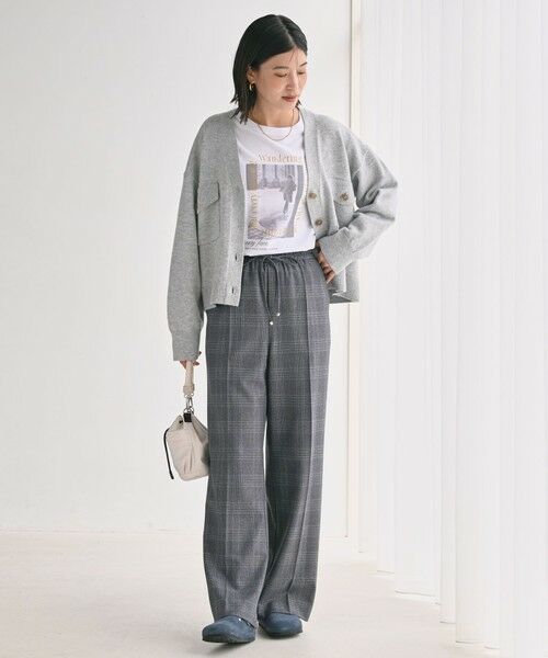 green label relaxing / グリーンレーベル リラクシング カーディガン・ボレロ | 【WEB限定】＜at ease＞ダブルポケット ニット カーディガン | 詳細4